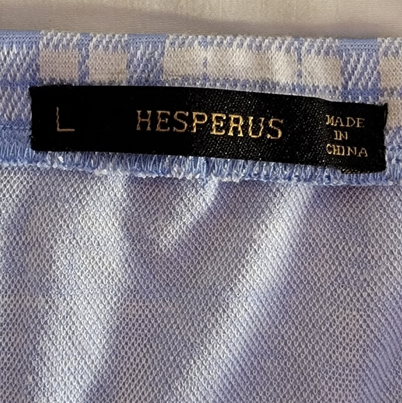 blue plaid mini skirt - Picture 4 of 4